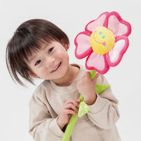 Friends For Life Red Twist & Bloom Flower Soft Toy