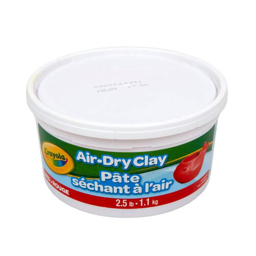 Crayola Air Dry Clay 2.5Lb - Red