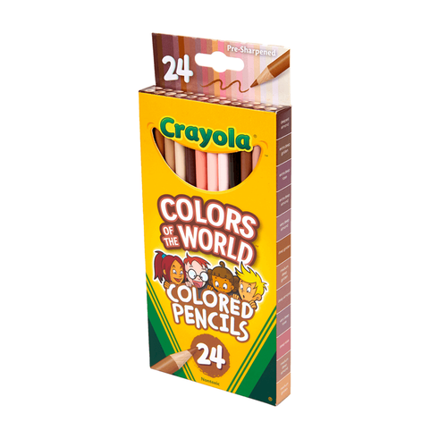 Crayola Colors Of The World 24 Count Colored Pencils