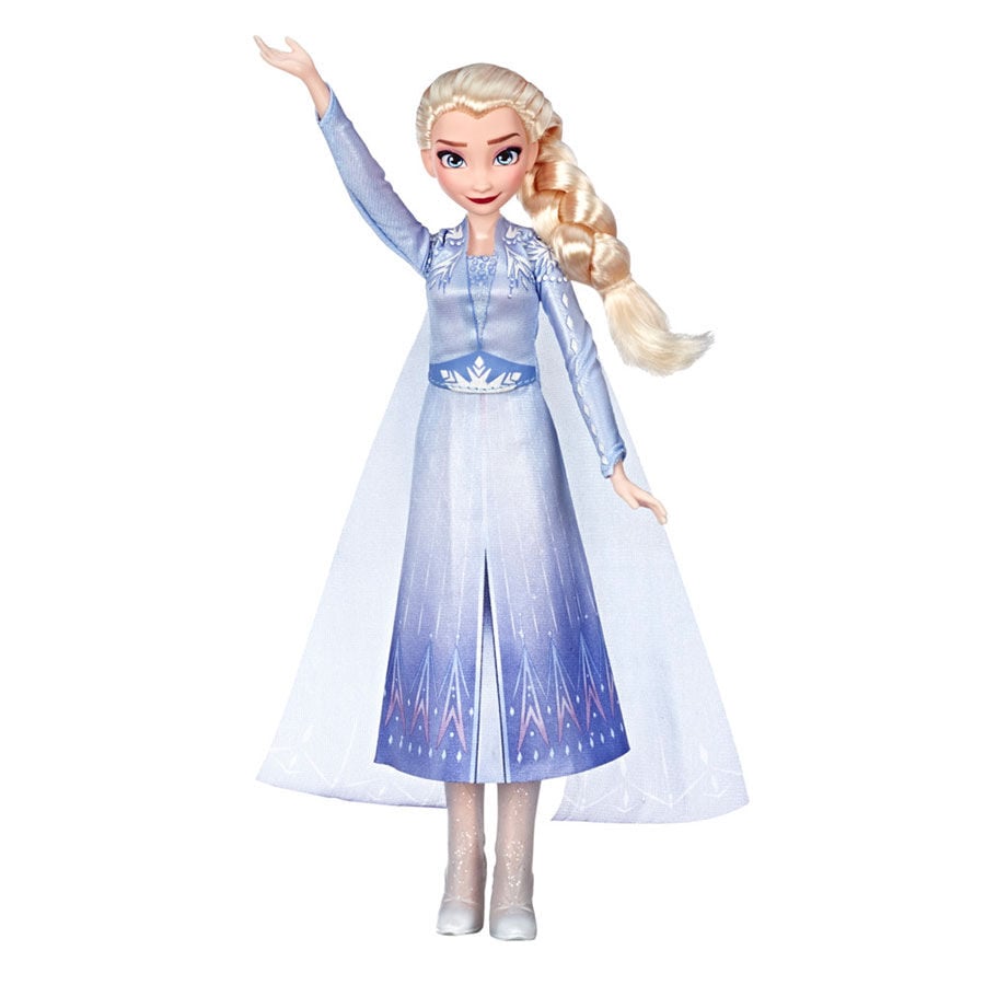 disney frozen singing anna plush doll