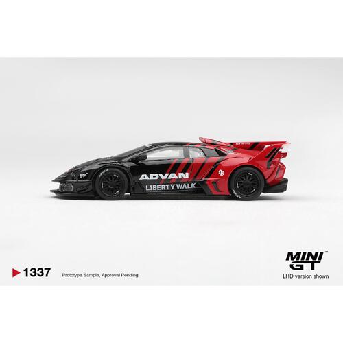 (Pre-order) Mini Gt Lamborghini Lb-Silhouette Works Murcielago Gt Evo Advan / Blister Packaging (Expected January 2027)