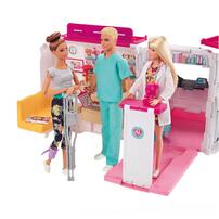 Barbie & Ken Care Clinic Dolls And Vehicle Playset