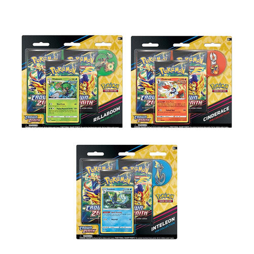 Pokemon Trading Card Game SS12.5 Crown Zenith Pin Collection - Assorted