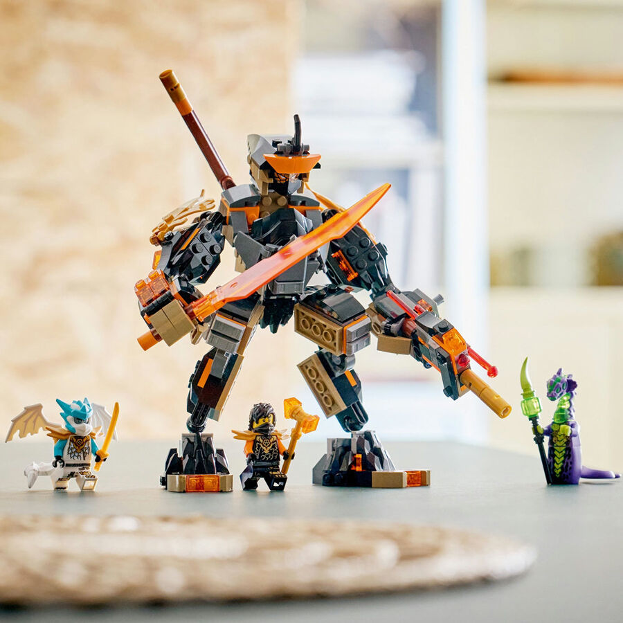 LEGO NINJAGO Cole's Mission Mech & Dragon Zane 71854 | Toys”R”Us