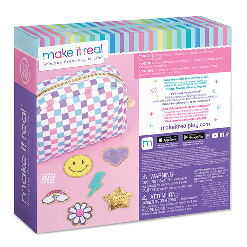 Make It Real Fashion Pouch with Patches