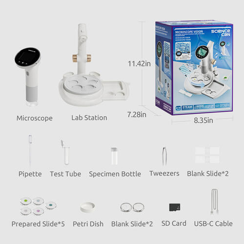 Science Can Microscope Vision