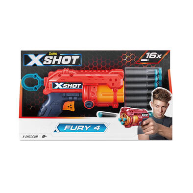 X-Shot Excel Fury 4 Blaster (16 Darts)