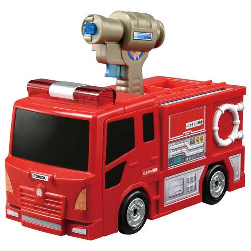 Tomica Transform Fire Truck Fire Station