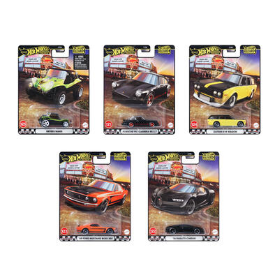 Hot Wheels GJT68 Boulevard Dash A Set of 10