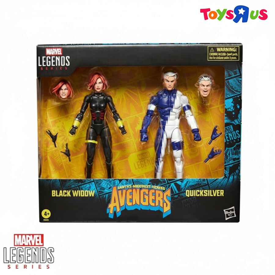 Marvel Legends Series Black Widow and Quicksilver, Avengers: The