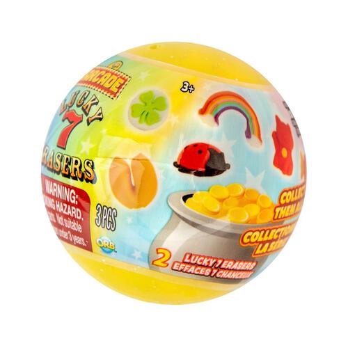 Orb Arcade Capsules Lucky 7 Erasers