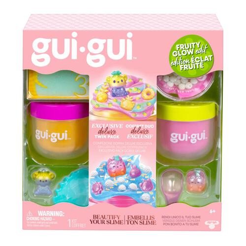 Gui Gui Slime Fruity Glow Deluxe Pack