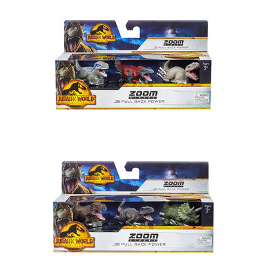 Jurassic World Zoom Riders Dominion 3 Pieces Pack