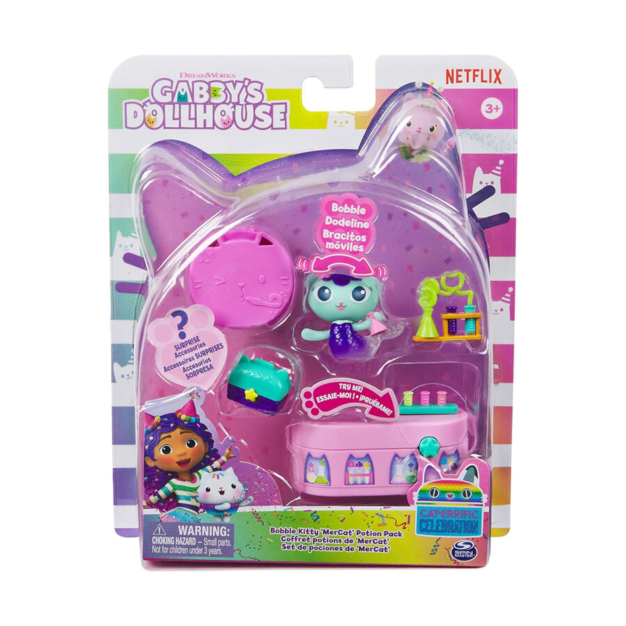Gabby's Dollhouse, Celebration Series Mercat Bobble Figure with