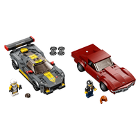 LEGO Speed Champions Chevrolet Corvette C8.R Race Car And 1968 Chevrolet Corvette 76903