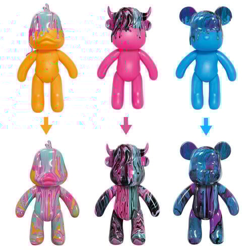 Pour PalZ Large Neon Paint Character - Assorted (1 Pc)