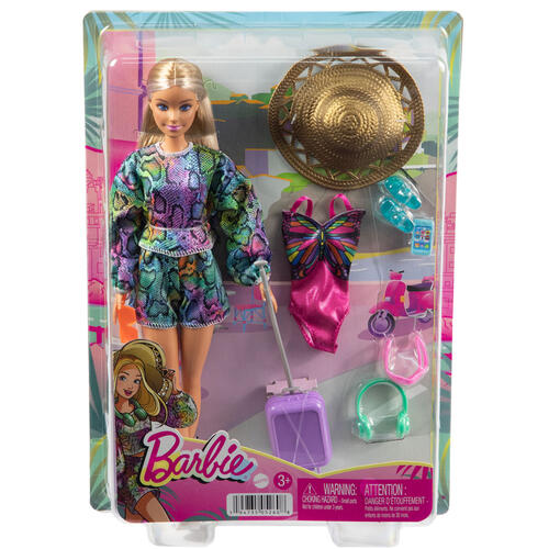 Barbie Holiday Fun Doll And Accessories