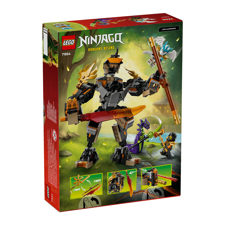 LEGO NINJAGO Cole's Mission Mech & Dragon Zane 71854 | Toys”R”Us