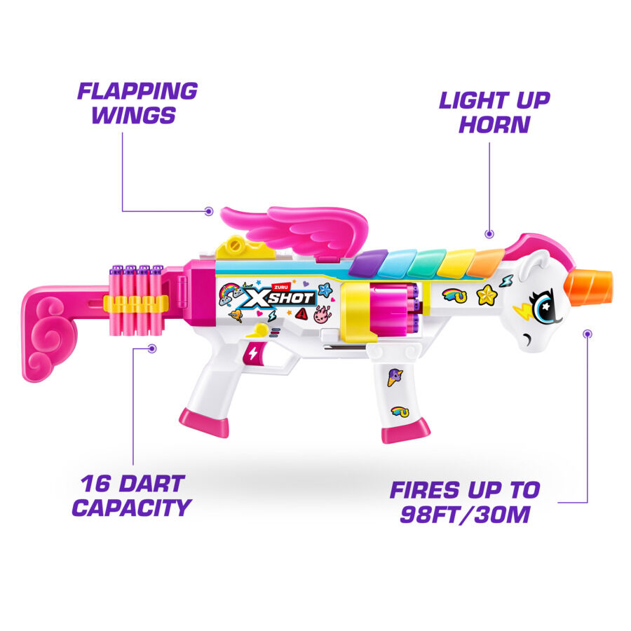 X-Shot Blastercorn Series 1 Rizz Master (24Darts) | Toys”R”Us