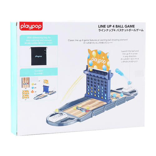 playpop line up 4 ball game