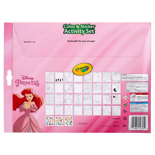 Crayola Color & Sticker Book Princess