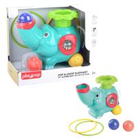 Playpop Pop N Hoop Roller Elephant B/O