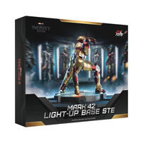 (Pre-order) ZD Toys Marvel Iron Man MK42 with Light-up Base Set (Estimated Late May 2026)