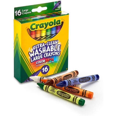 Crayola 16 Ct Large Washable Crayons