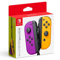 Nintendo Switch Joy-Con Controllers (L/Neon Purple+ R/Neon Orange)