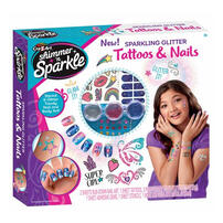 Cra-Z-Art Shimmer & Sparkle Sparkling Glitter Tattoos & Nails
