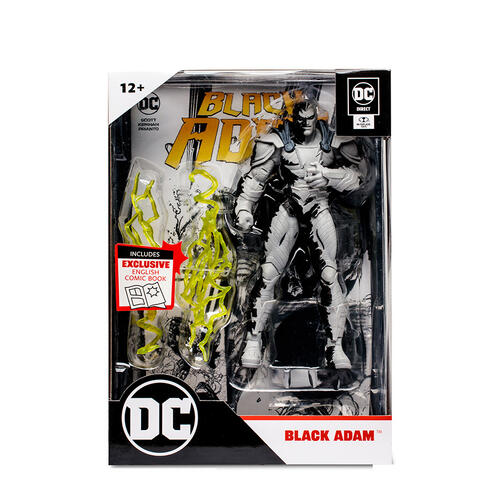 DC Comic Black Adam Line Art Variant