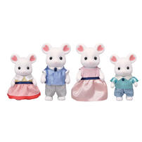 Sylvanian Families Marshmallow Mouse Family