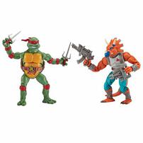 Teenage Mutant Ninja Turtles Raphael vs. Triceraton 2 Pack