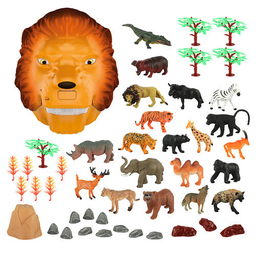 playpop Lion Head Storage Box Set