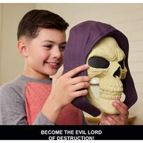 Masters of the Universe Skeletor Mask, 2026 Movie Look, Lights & Sounds Roleplay Costume Face Cover