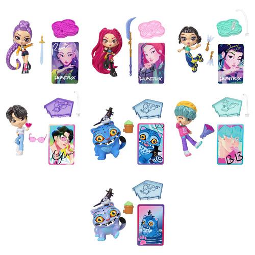 Kpop Demon Hunters, Mini Collectible Keychain Figures, Huntr/X, Saja Boys, Derpy, Sussie, & Accessories