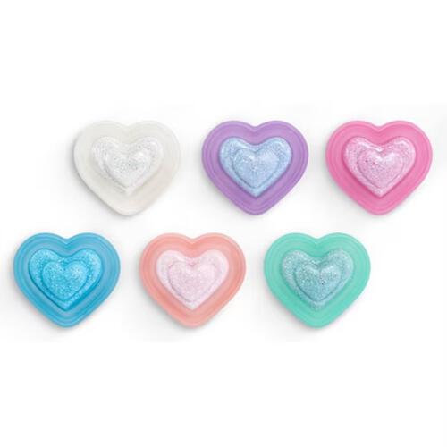 Mini Glam Cosmetic Heart Glitter Balm - Assorted (1 Pc)