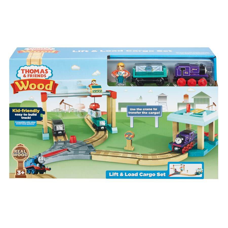 Thomas \u0026 Friends Wood Lift \u0026 Load Cargo 