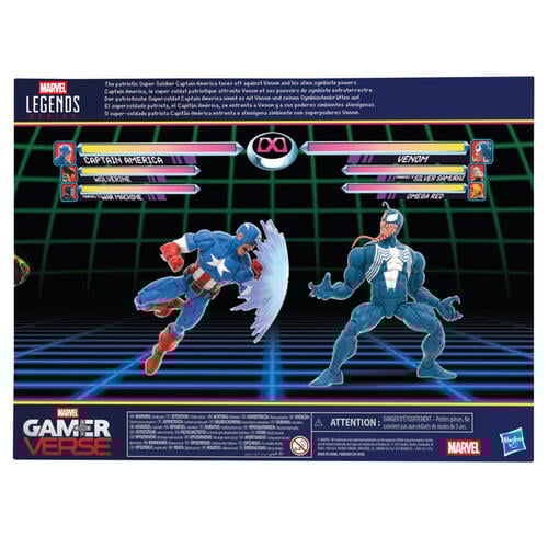 Marvel Legends Series Gamerverse Captain America Vs Venom