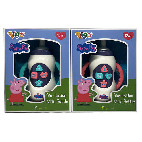 Peppa Pig Feeding Bottles With Music, Light & Sound - Assorted