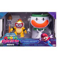 The Super Mario Galaxy Movie - 5&rdquo; Bowser Jr. with Clown Car, Paintbrush and Water-Reveal Stickers 