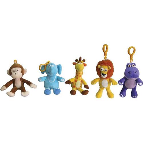 Animal Alley Geoffrey and Friends Key Chain Soft Toy - Assorted
