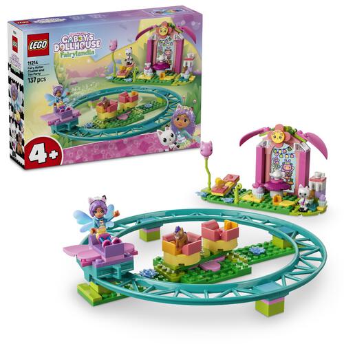 (Pre-order) LEGO Gabby's Dollhouse Fairy Roller Coaster And Tea Party 11214 (Estimated August 2026)