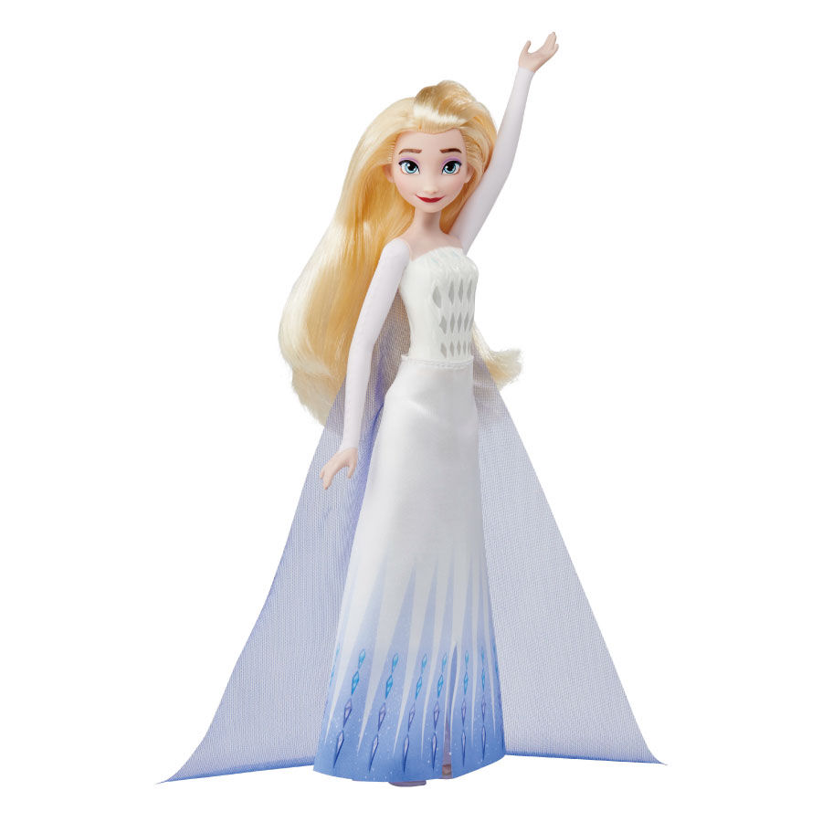 disney frozen singing anna plush doll