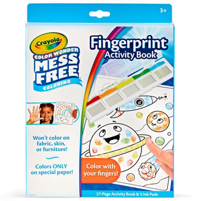 Crayola Cw Fingerprint Activity Book