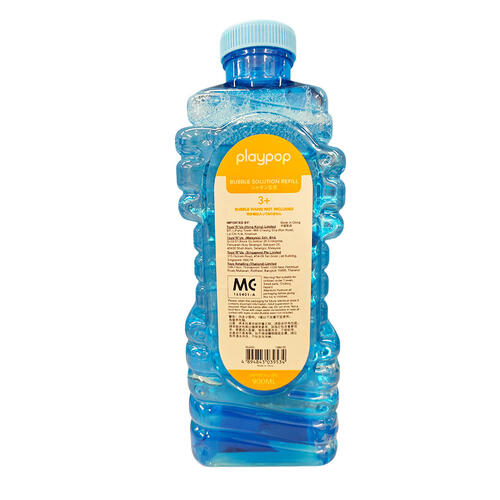 playpop Bubble Solution Refill 900ml - Assorted (1 Pc)