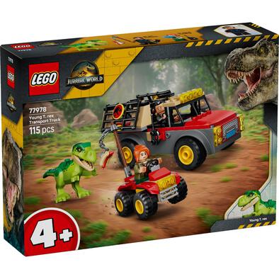 (Pre-order) LEGO Jurassic World Young T. Rex Transport Truck 77978 (Estimated August 2026)