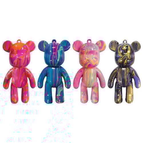 Pour PalZ Paint Mini Bear Keyring - Assorted (1 Pc)