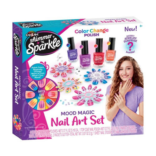 Cra-Z-Art Shimmer & Sparkle Mood Magic Nail Art Set