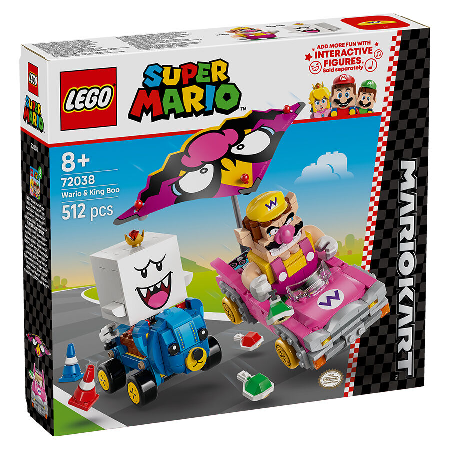 LEGO Super Mario Mario Kart – Wario & King Boo 72038 | Toys”R”Us